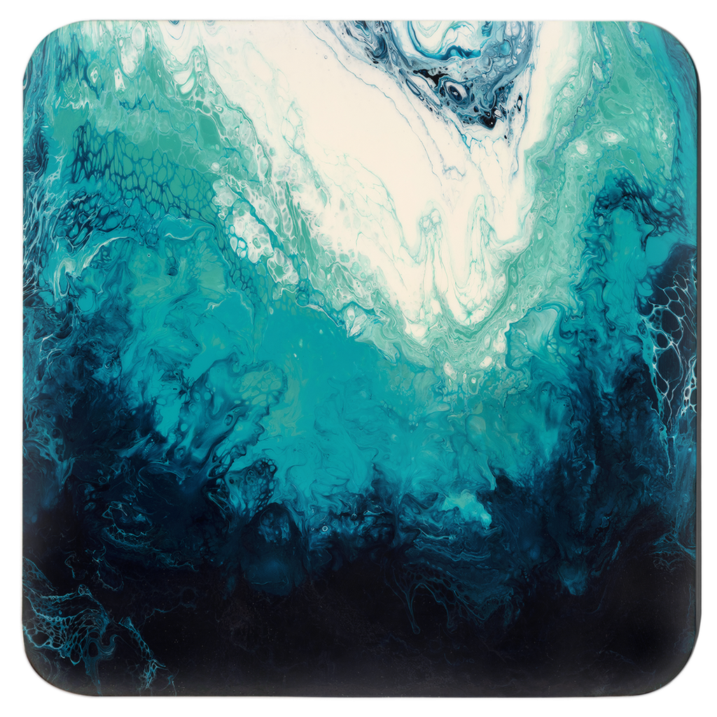 Deep Blue Sea Coasters Ocean Inspired Art for your Table