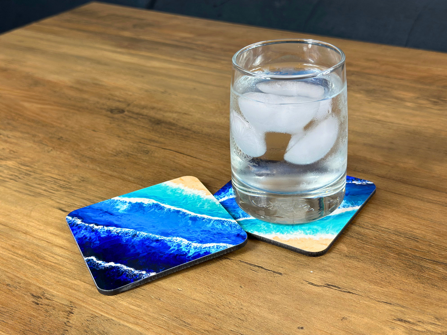 Ocean Inspired Coasters Coastal Home Decor Beach Art for your Table