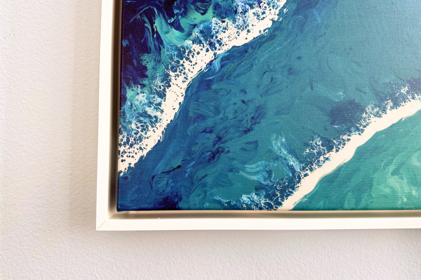 Aerial Ocean Escape Canvas Wrap Ocean Inspired Wall Art