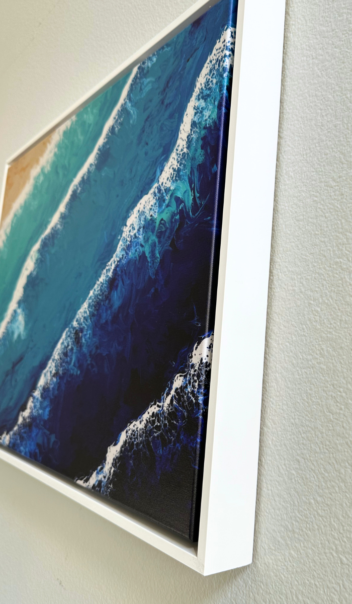 Aerial Ocean Escape Canvas Wrap Ocean Inspired Wall Art