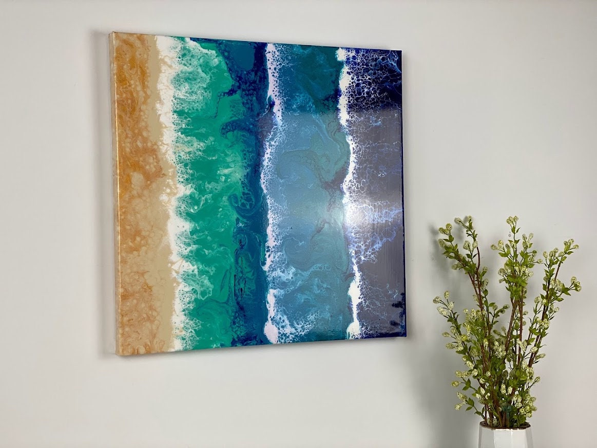 Newport Beach 20"x20"x1.5" Gallery Canvas
