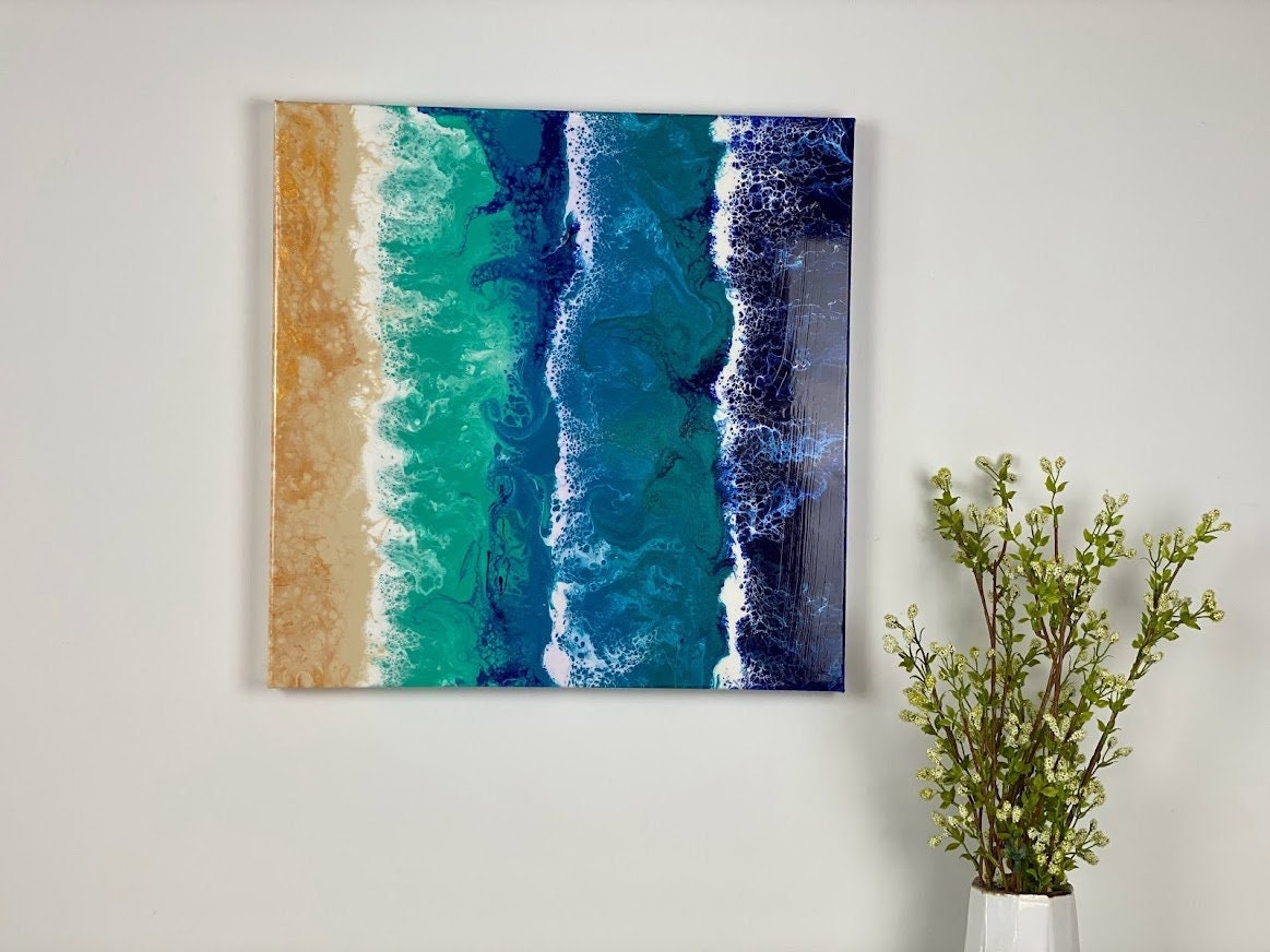 Newport Beach 20"x20"x1.5" Gallery Canvas