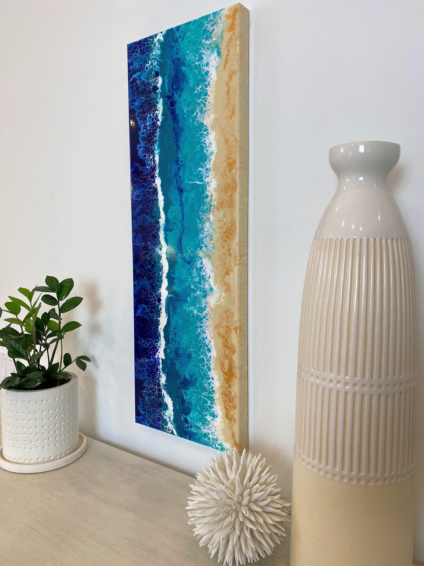 Beach Canvas 12"x36"x1.5" Gallery Canvas