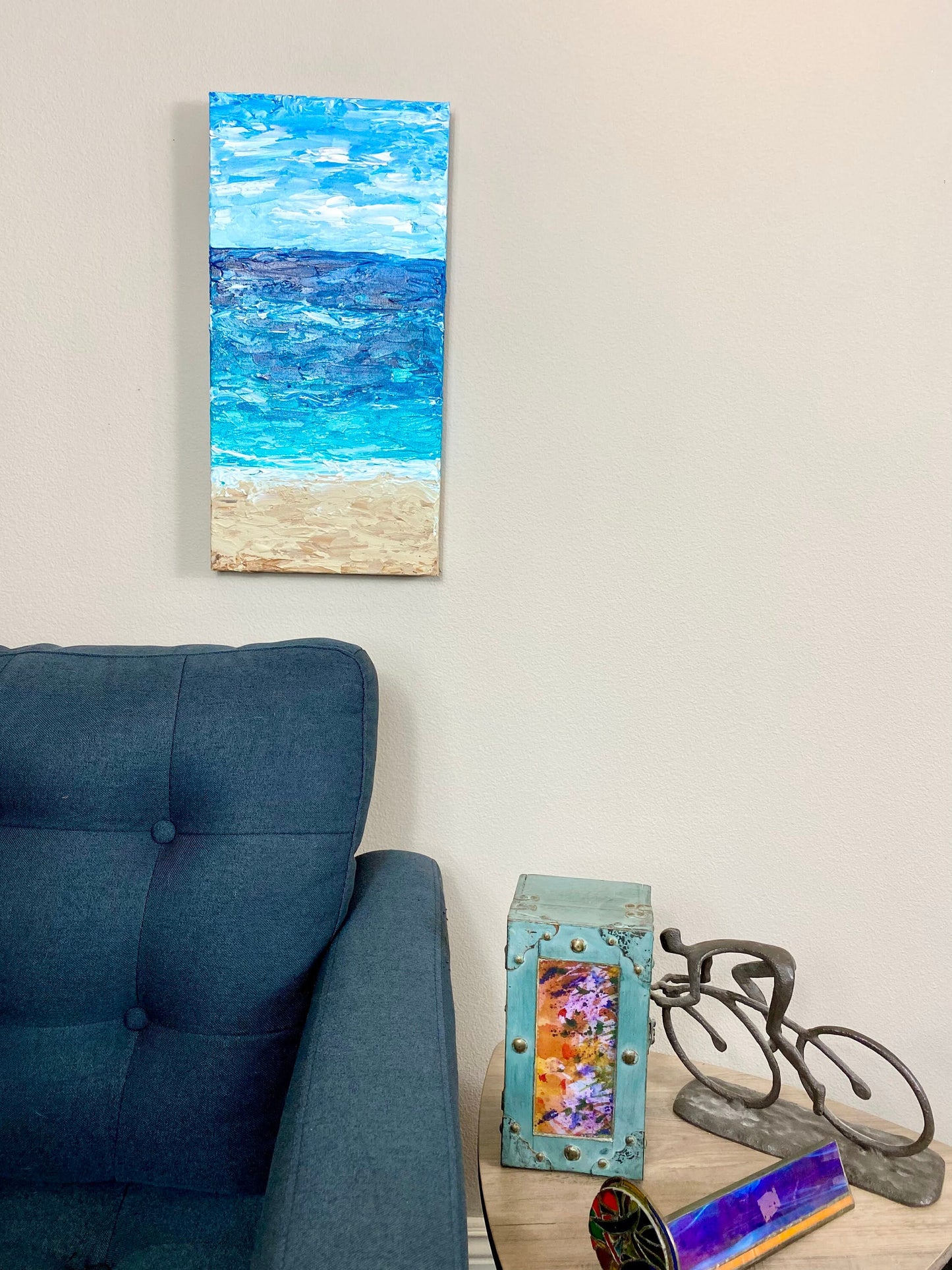 Ocean Impressionism 24"X12"x1.5" Gallery Canvas
