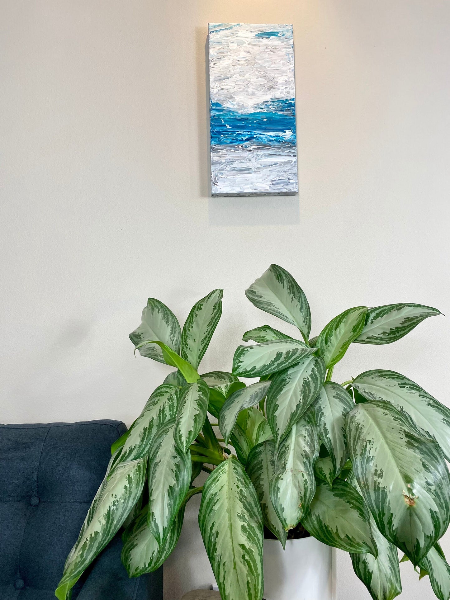 Blue Serenity 24"X12"x1.5" Gallery Canvas