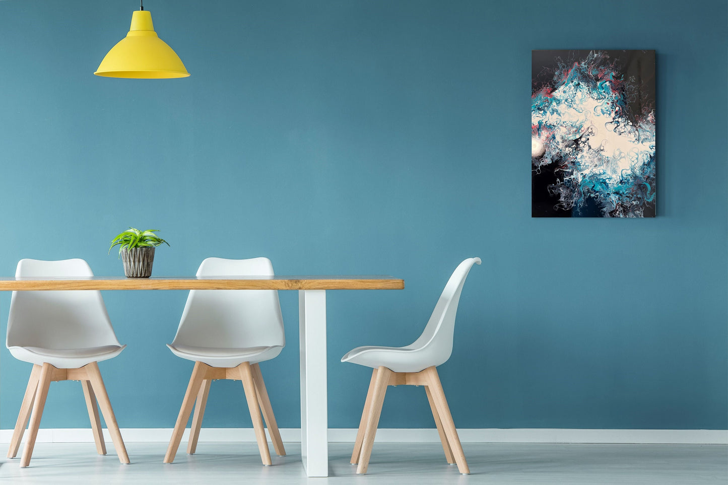 Fluid Steel 24"x20"x1.5" Gallery Canvas