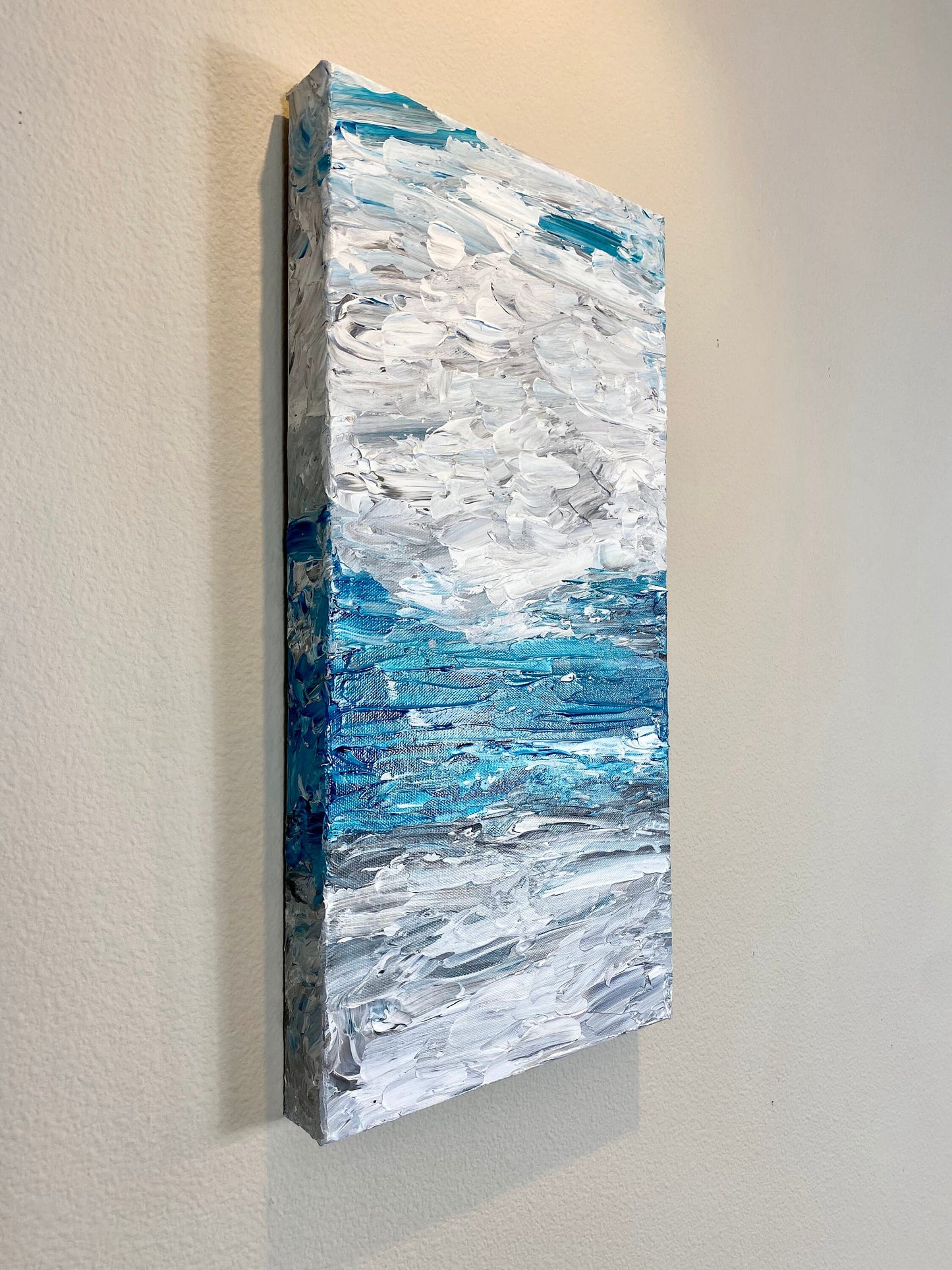 Blue Serenity  24"X12"x1.5" Gallery Canvas