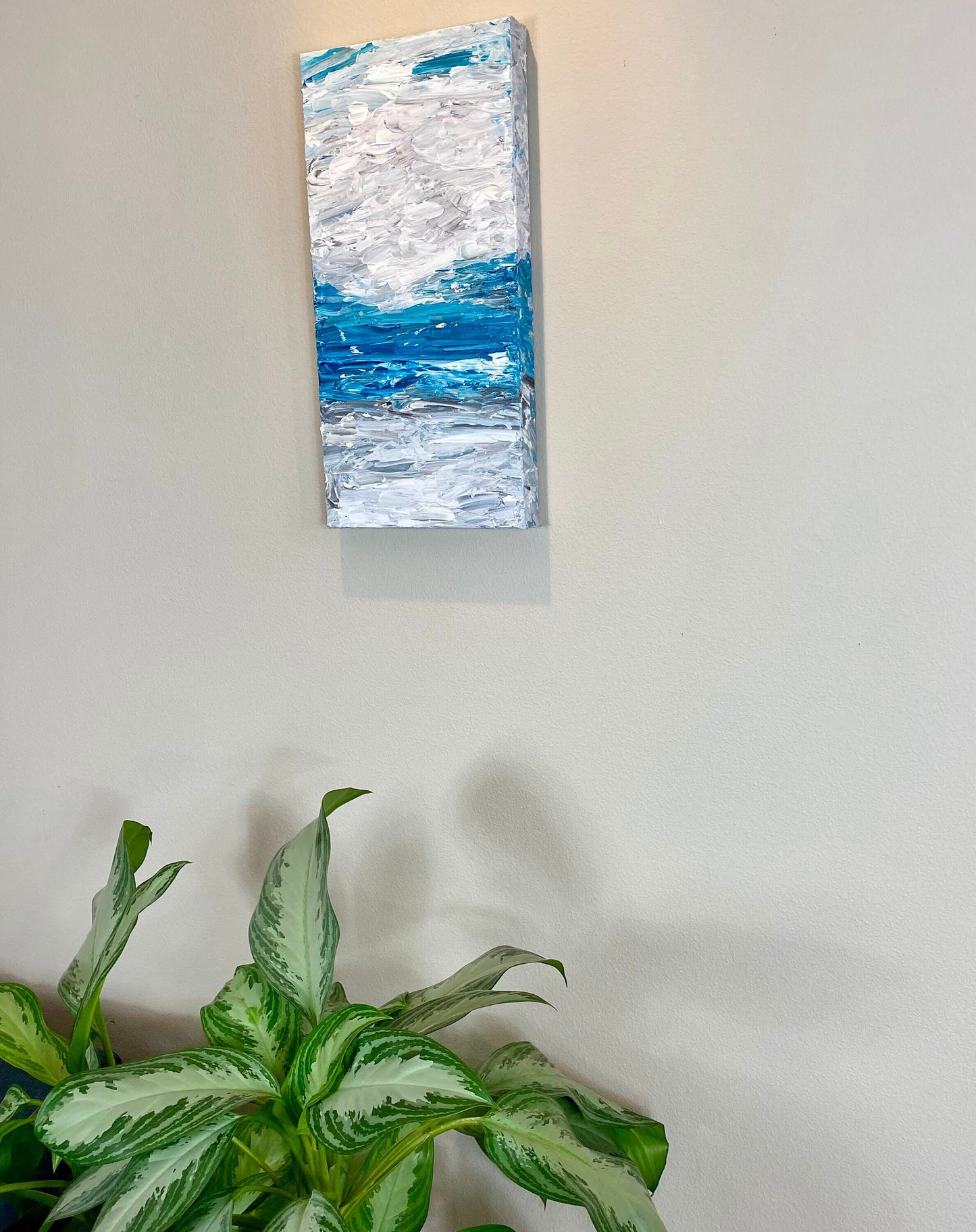 Blue Serenity  24"X12"x1.5" Gallery Canvas